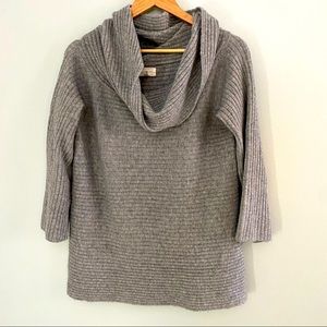 Lou & Grey Gray cowl Neck Sweater